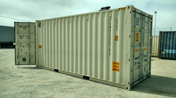 New 20ft High Cube Shipping Container with Doors on Both Ends